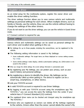 toyota corolla sport 2025 navigation & multimedia system manual